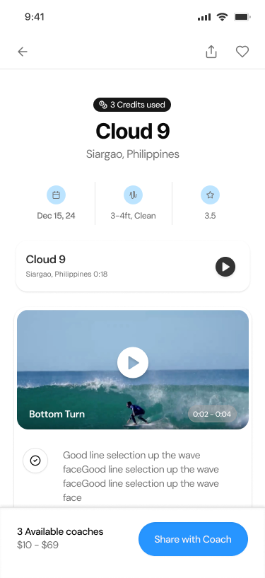 Surf Pilot Analyze
